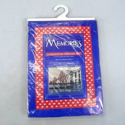 Vintage Memories Wool Tapestry Longstitch Kit Forth Bridge 4th Wales Made - Image 1 of 4