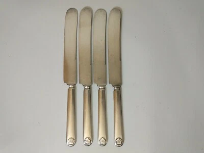 Lakeside Montgomery Ward Silverplate Flatware SHELL 1906 Lot 4 Old French Knives - Image 1 of 4