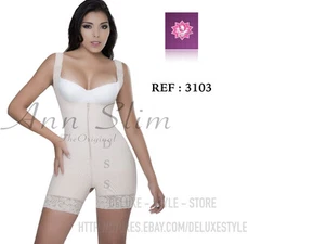 WOMEN'S BODY SHAPER CAPRI POST LIPO SURGERY FATAJE REDUCING AND SHAPING ANN SLIM - Picture 1 of 17