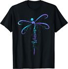 NEW LIMITED Suicide Prevention Awareness Warrior Dragonfly Semicolon T-Shirt