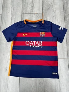 Barcelona FC 2015 2016 Home Shirt | Nike Kit | Child 6-7 Years | Football Top - Picture 1 of 9