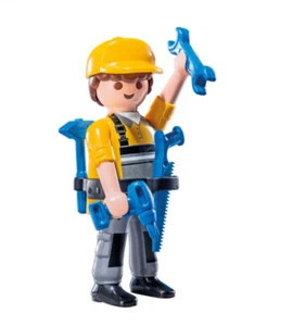 Playmobil 9146 Serie 11 Fi?ures Paquete de Lámina Azul Constructor de Figuras Handyman - Imagen 1 de 2