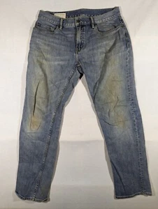 Pantalones de mezclilla Banana Republic para hombre 31x30 pierna recta azul calce regular - Imagen 1 de 9