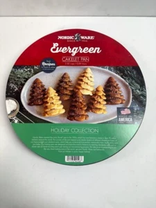 Nordic Ware Cakelet Pan - Evergreen Tree Cakelet Pan - Cast Aluminum - Bild 1 von 9