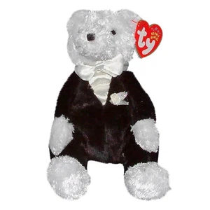 Ty Beanie Baby Groom - MWMT (boda de oso) - Imagen 1 de 1