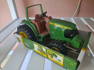 Tomy John Deere Tractor Diecast and plastic Green 8 inches - Picture 1 of 9