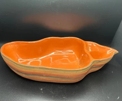 Plato para servir chile de arcilla roja - Cerámica estilo suroeste/rojo gres Foto 1 de 4