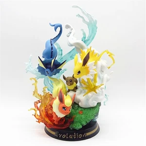Pokemon Collectible Figure Luminous Eevee Flareon Vaporeon Jolteon Evolution - Picture 1 of 1