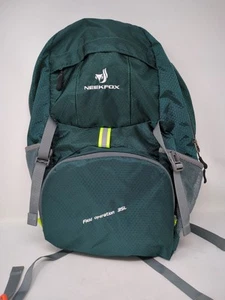 NEEKFOX Small Hiking Backpack Lightweight Packable Sports Travel Day Green/Teal - Picture 1 of 7