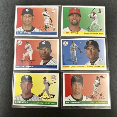 Topps 2020 Archives MLB Signed Legend Player Printed Autograph Cards Set - Image 1 of 2