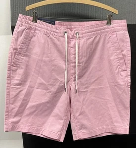 Polo Ralph Lauren Drawstring Prepster 9” Stretch Classic Fit Shorts Mens L Pink - Picture 1 of 14