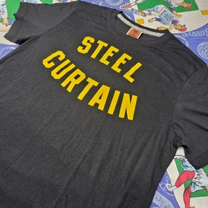 Pittsburgh Steelers T-Shirt Herren Large Steel Curtain Nike NFL Football - Bild 1 von 11