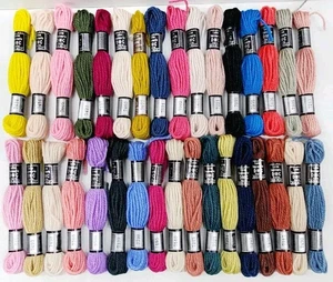 33 Skeins DMC Laine Wool Persian Yarn Floss Crewel Needlepoint 33 Colors D - Picture 1 of 5