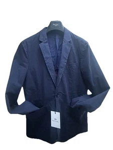 Giacca Paul Smith 38/48 Designer Slim Fit Navy nuova con etichette - Foto 1 di 6