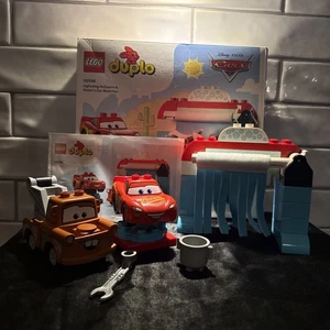 LEGO DUPLO 10996 Disney Pixar Cars Lightning McQueen & Mater’s Car Wash W Box - Picture 1 of 5