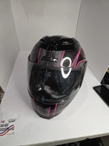 Icon Carbon RR Airframe XS DOT FMVSS NO. 228 Pink Grey And Black - Bild 1 von 4