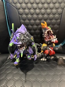 Deforeal Evangelion Model 01 02 Beast G Mode Figure Normal Godzilla vs Eva SET - Picture 1 of 4