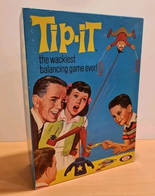 Vintage Tip-It balancing game from Ideal Toys - 1965 - Complete - Image 1 of 4