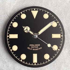 29mm Green Noctilucent sterile Dial For NH35 ETA2824 Miyota 8215 Watch Part - Picture 1 of 12