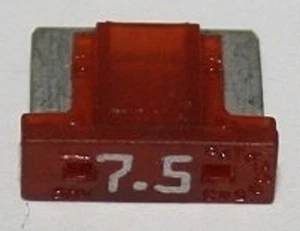 Fusible mini hoja Littelfuse de perfil bajo 7,5A - paquete de 5 - Imagen 1 de 1