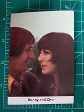 1970 Music Pop Rock Card Bergmann Verlag Parade Show Top STARS SONNY AND CHER