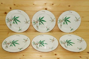Noritake 5565 Bamboo (6) Salad Plates, 7 1/2" - Picture 1 of 6