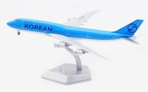 Modellino aereo 1:400 HX Korean Air Boeing B747-8 HL7638 pressofuso Jet Model - Foto 1 di 15