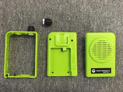 NEW MOTOROLA MINITOR V 5 PAGER HOUSING CASE REFURBISHING KIT - STORED VOICE -GRN