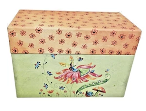 Studio 18 Rezeptbox Blumen Feen Schmetterlinge 6,5x3,5x4,5 - Bild 1 von 7