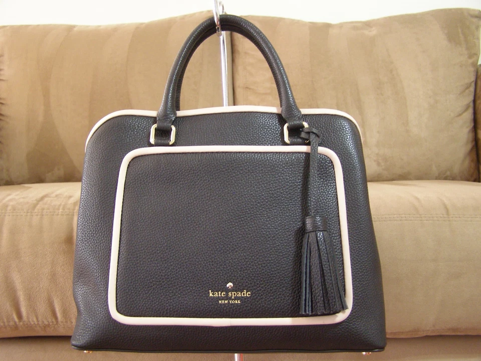 Kate Spade Evangelie Ward Place Leather Satchel Crossbody Bag WKRU5500