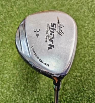 Lady Shark 3 Madera 18*/RH/Dañoras Grafito ~42.5"/NUEVO AGARRE/jd6584 Foto 1 de 4