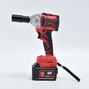 Brushless Heavy Duty Electric Impact Wrench Drill Gun Ratchet Driver W/ Battery - Picture 1 of 7