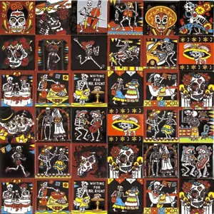 Mexikanische Fliesen Mit Tod Wandfliesen Skelett Patchwork 30 Fliesen - Catrina - Bild 1 von 12
