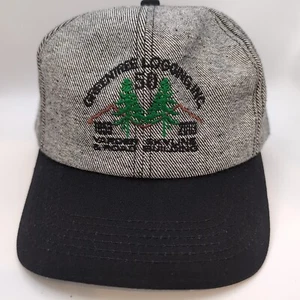 Greentree Logging Inc 50th Anniversary Snap Back Hat Cap Canvas Made In USA New - Picture 1 of 13