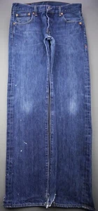 Jeans Levi's Button Fly 501 2020 para hombre pintura salpicaduras algodón talla 30x32 (Sr 31x31) - Imagen 1 de 13