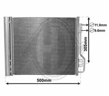 Klimakondensator Klimaanlage Kondensator ForTwo/Cabrio 07-14 DIEDERICHS  DCC1686