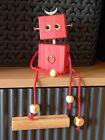 Shelf Desk Buddy Cute Valentine Gift Office Ornament Robot Love Heart Decoration