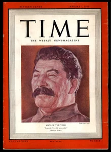 Time The Weekly News Magazine - 1. Januar 1940 - Joseph Stalin - Bild 1 von 15