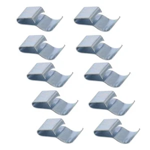10x Anhänger Chassisklemmen Kabelklemmen Ø6mm 28x12mm Federstahl - Bild 1 von 2