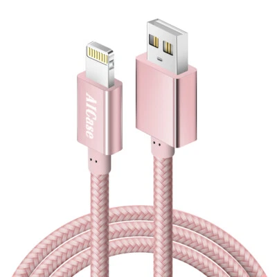 USB Charging Cable Data Cord Charger for iPhone XS 14 13 12 11 Pro Max XR SE 8 7 - Image 1 of 4