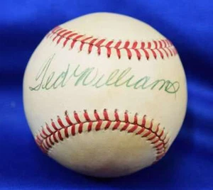 Ted Williams JSA COA Autographed American League Signed Baseball - Picture 1 of 1