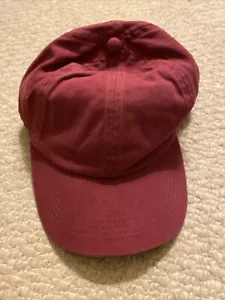 Vintage GAP Strapback Erwachsene Hut Cranberry Uni Einfarbig Größe One Size - Bild 1 von 4