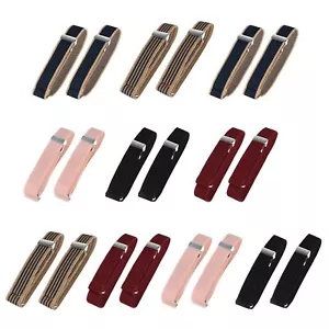 10 Pairs/20 Pieces Elastic Adjustable Armbands Unisex Shirt Sleeve Holders An... - Picture 1 of 6