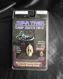More details for star trek deep space nine 1996 bajoran talking communicator badge magnetic ds9.