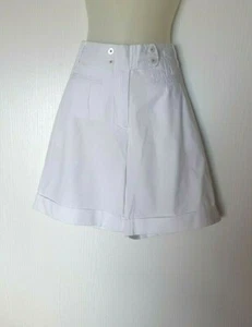 CYRILLUS SHORT BLANC EN COTON TAILLE 14 ANS - Picture 1 of 8
