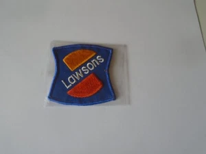 Vintage Lawson Milk Logo Embroidered Cloth Patch Never Used lawsons store ohio - Picture 1 of 3