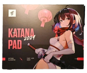 Yuki Aim Katana City Glas Mousepad Limitiert Große Größe 500 × 400 mm 2024 Neu - Bild 1 von 5