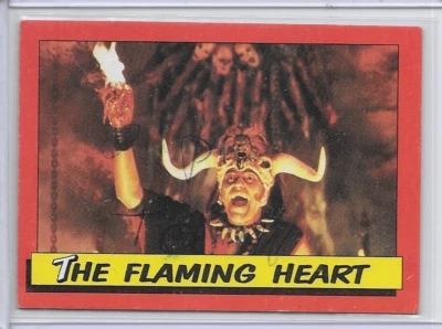 1984 Indiana Jones "The Flaming Heart" Topps Card #41 Poor condition on back - Image 1 of 2