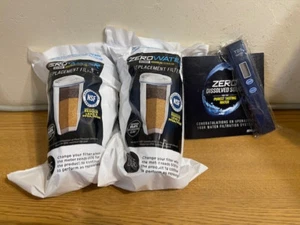 NEW (2) TWO ZERO WATER REPLACEMENT PITCHER FILTERS 5 STAGE ADVANCED FILTRATION - Picture 1 of 1