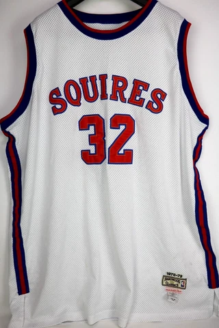 1972 Mitchell & Ness Virginia Squires Julius Erving 32 Throwback Jersey Size 58 Cover
